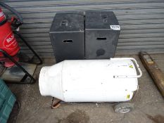 2 gas cabinet heaters & 1 other gas heater