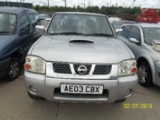 Nissan Navara Pick-up - AE03 CBX Date of first registration in UK: 01.03.2003 2488cc, diesel, silver