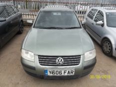 Volkswagen Passatt SE Estate - Y606 FAR Date of registration: 04.04.2001 1984cc, petrol, manual,