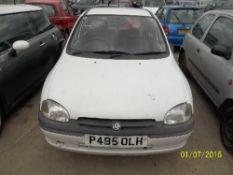 Vauxhall Corsa LS - P485 OLH Date of registration: 27.03.1997 1389cc, petrol, automatic, white