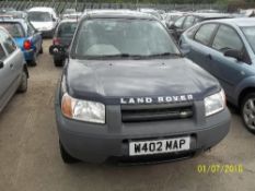 Land Rover Freelander - W402 MAP Date of registration: 10.03.2000 1795cc, petrol, manual, blue