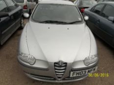 Alfa Romeo 147 T Spark Lusso - FH03 MFKDate of registration: 29.05.20031598cc, petrol, manual,