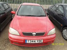 Vauxhall Astra SXI 16V - T344 YDC Date of registration: 21.04.1999 1598cc, petrol, manual, red