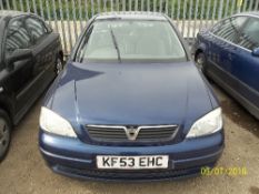 Vauxhall Astra Club 8V - KF53 EHCDate of registration: 07.10.20031598cc, petrol, manual,