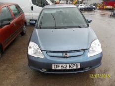 Honda Civic Executive SE - DF52 KPUDate of registration: 26.02.20031590cc, petrol, automatic,