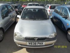 Vauxhall Corsa SXI 16V - V838 PKKDate of registration: 07.09.19991199cc, petrol, manual, silver