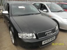 Audi A4 TDI SE - HY53 RVUDate of registration: 01.09.20031896cc, diesel, manual, black Odometer