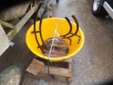 5/3.5 mixer drum top and paddles (new)