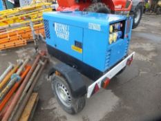 Stephill SSD 10000S 10kva generator on fast tow Alko trailer, 550 hrs from new