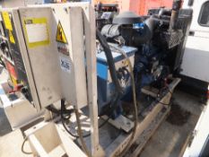 Fg Wilson 45kva skid mounted open set 40,441 hrs, burnt loom This lot is sold on instruction of