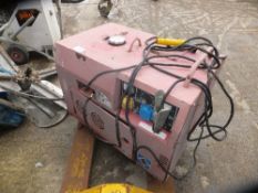 Diesel welder generator with leads