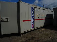 24ft x 9ft 12v welfare unit (11838) c/w office, canteen, WC Solar panels, battery bank & 12v standby