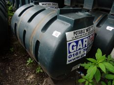 300 gallon plastic water tank