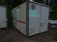 14ft x 8ft 12v welfare unit (Eco cabin) 11671 Fresh water & waste tank, canteen, toilet & drying