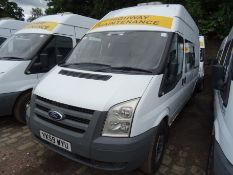 Ford Transit 115 T350L RWD Transit Panel Van (2008) Registration No: YK59 WYU 2402cc diesel, 160,802