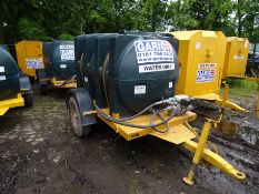 500 gallon site water bowser (11168) c/w Honda petrol pump