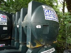 500 gallon plastic water tank