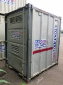 8ft x 5ft solar powered toilet unit (6211)