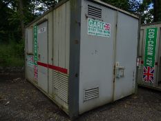 14ft x 8ft 12v welfare unit (Eco cabin) (13877) Fresh water & waste tank, canteen, toilet & drying