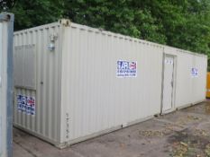 32ft x 10ft open plan secure accommodation unit (17354) sink and work surface unit fitted