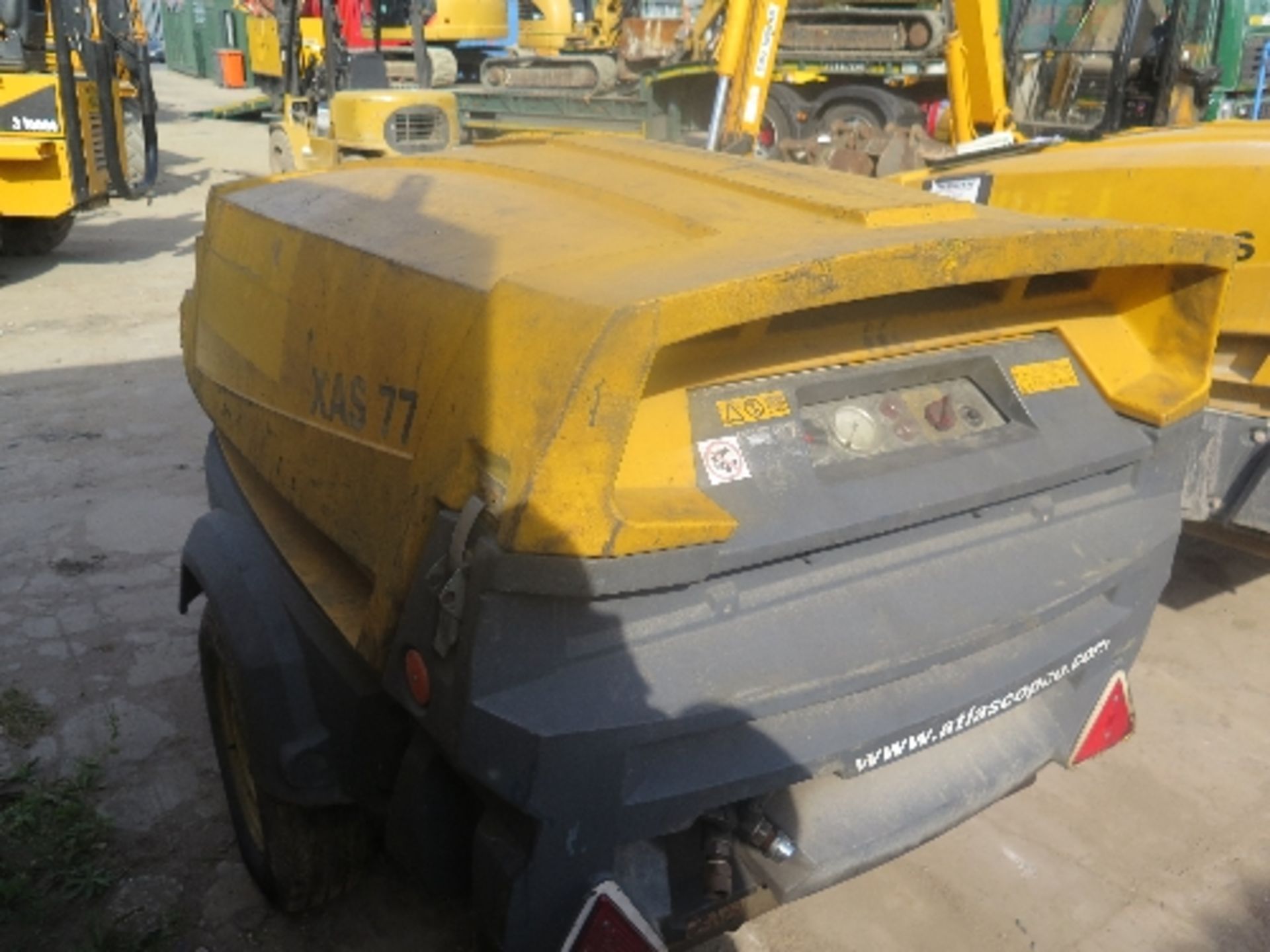 Atlas Copco XAS77 compressor (2008) 4,204 hrs 5002518 - Image 2 of 5