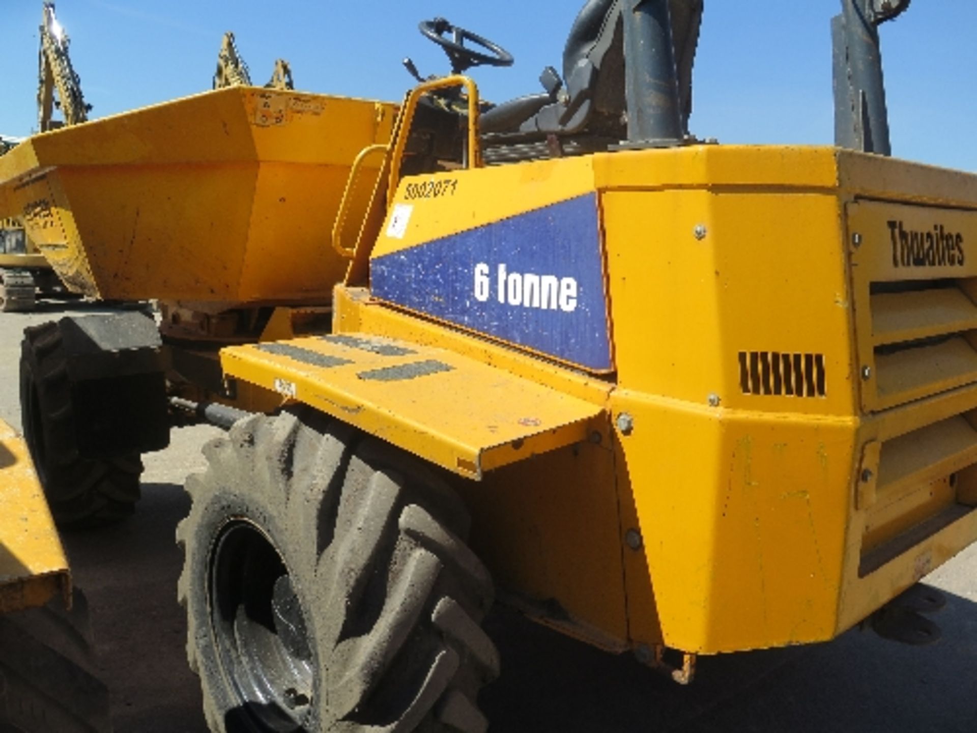 Thwaites 6 tonne power swivel dumper (2008) 1,692 hrs 5002071 - Image 2 of 4