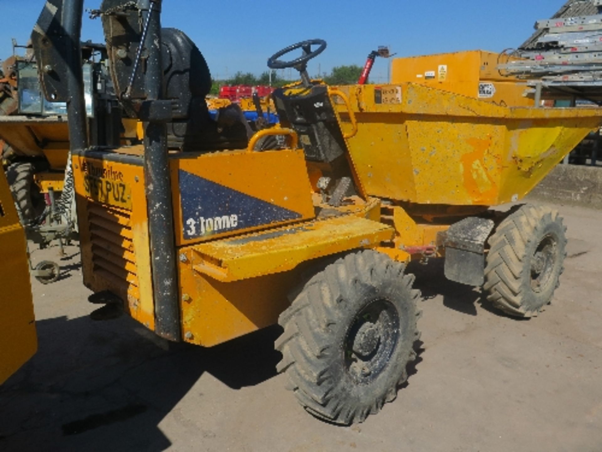 Thwaites 3 tonne power swivel dumper (2008) 5001883 - 1,740 hours - Image 2 of 4