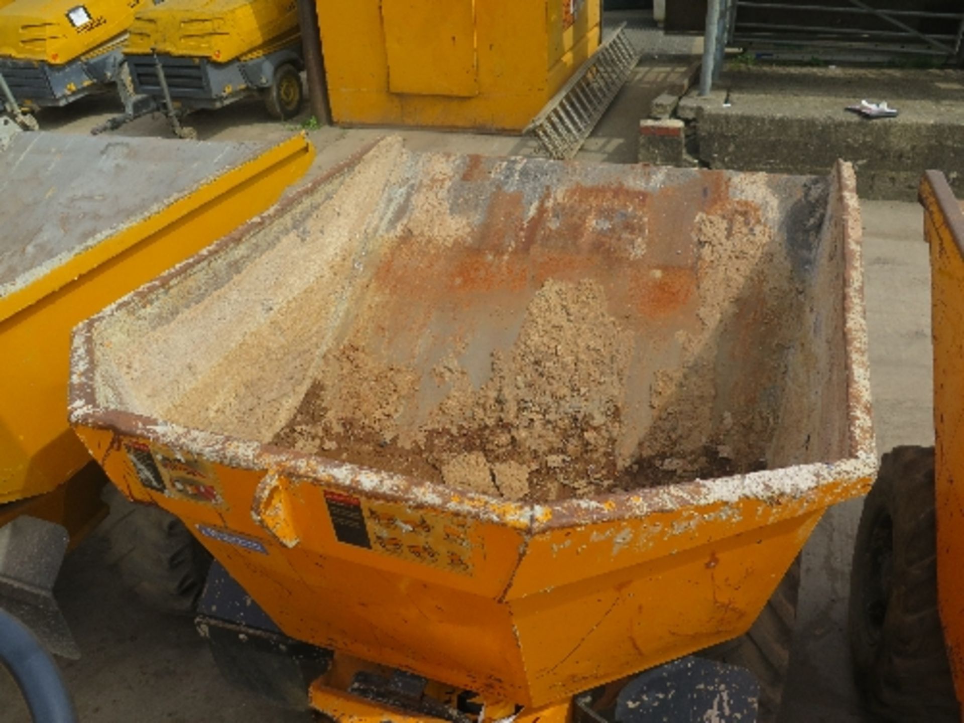 Thwaites 3 tonne power swivel dumper (2008) 5001918 - clock U/S - Image 3 of 4