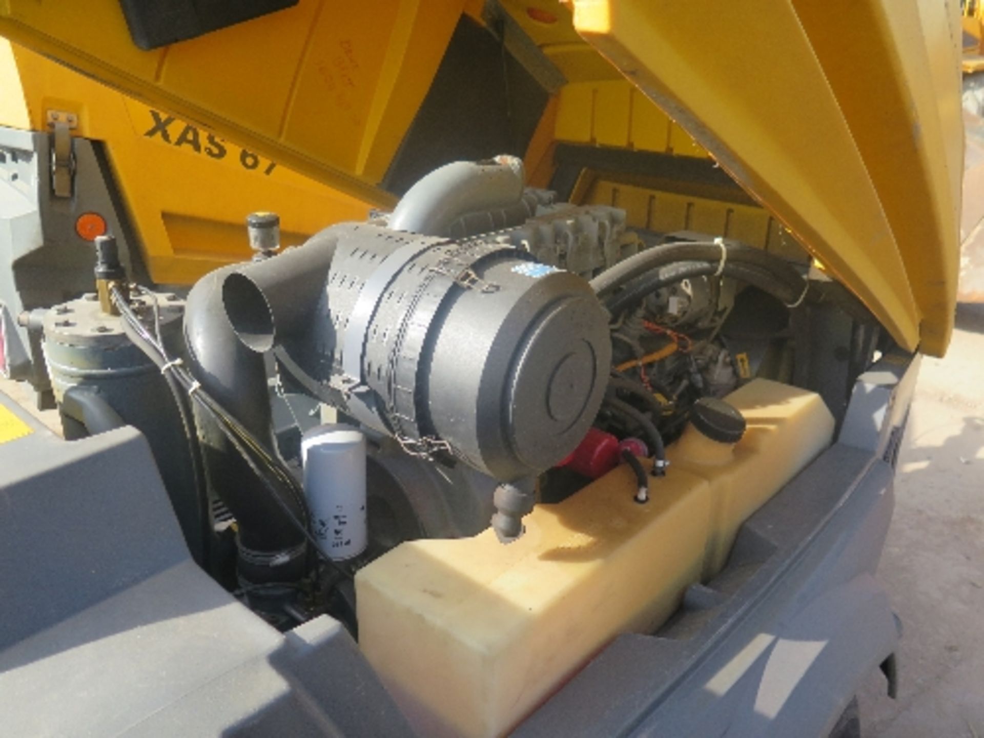 Atlas Copco XAS67DD compressor (2008) 2,613 hrs 5004247 - Image 3 of 4