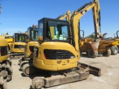 Caterpillar 304C CR zero tail swing excavator (2008) 3,711 hrs 5002780 - see notes