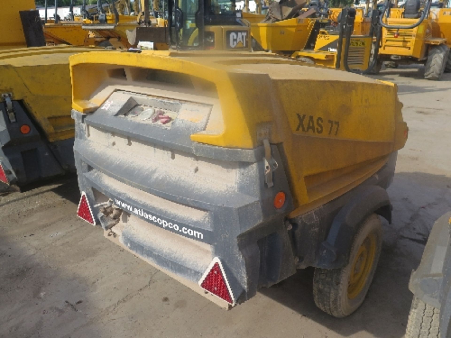 Atlas Copco XAS77 compressor (2008) 1,652 hrs 5002525 - Image 2 of 5