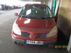 Renault Scenic Dynamique 16V - YT04 JBX Date of manufacture: 2003 Date of first registration in