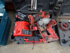 Milwaukee drill and impact wrench