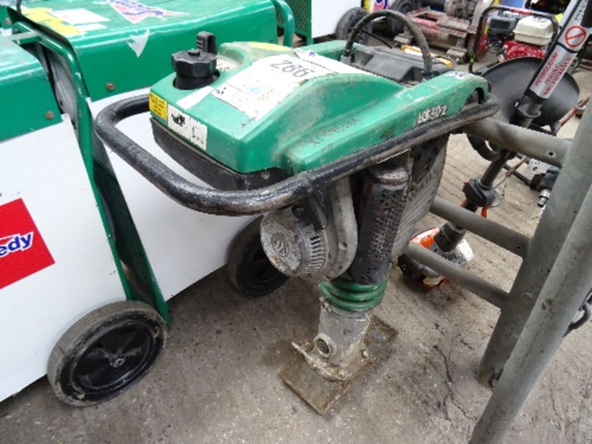 Wacker upright petrol rammer