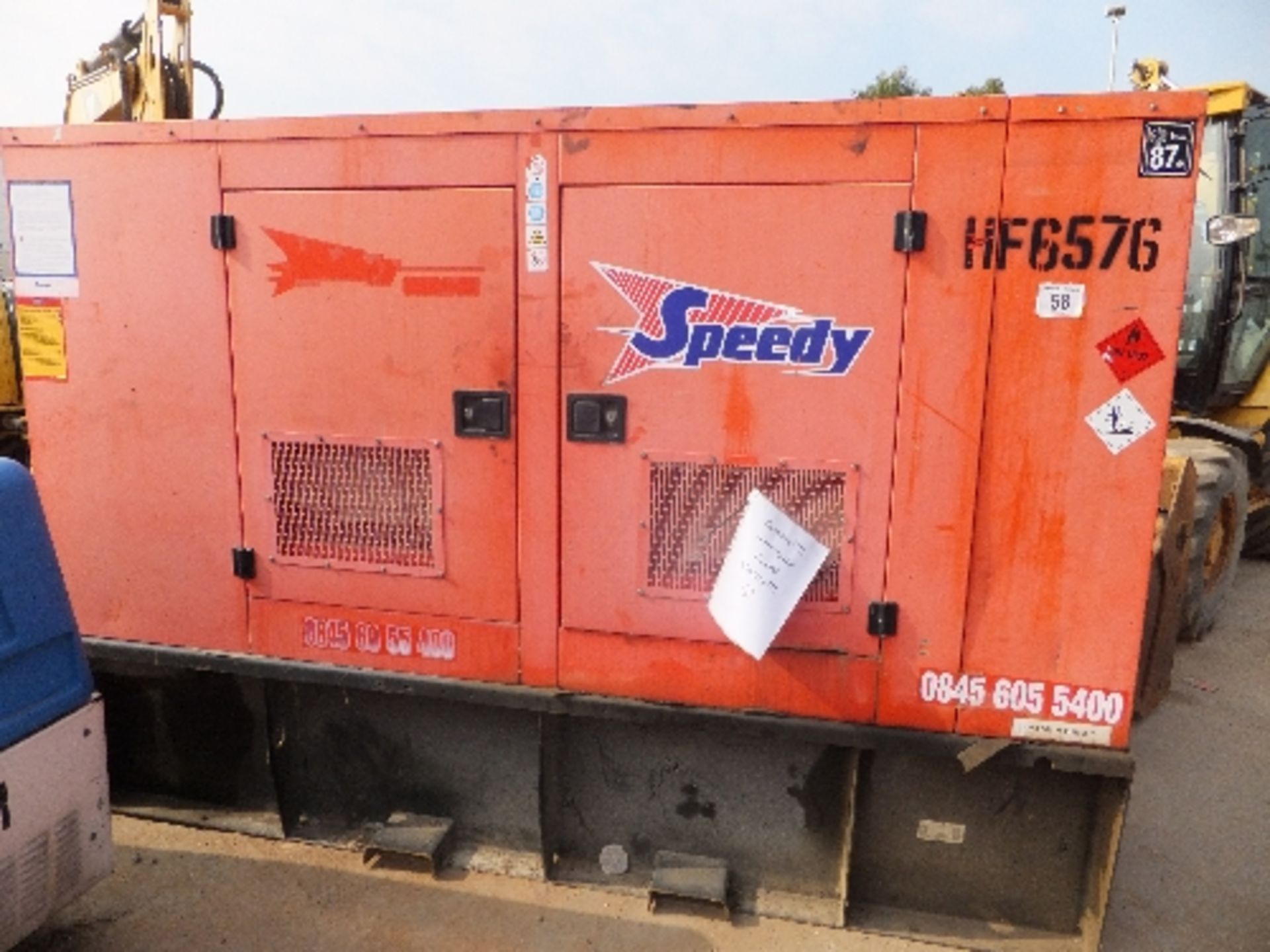 FG Wilson/Perkins XD60 60kva generator 32352 hrs RMP HF6576