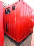 FG Wilson 75kva generator in secure container HF2555, 52,973 hours, RMP