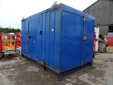 FG Wilson 27kva generator in secure container 49,058 hrs