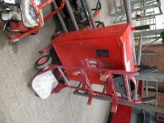 Fire extinguisher stand and fire trolley