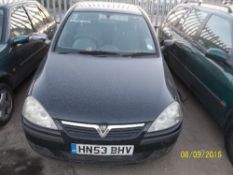 Vauxhall Corsa SXI 16V - HN53 BHV Date of registration: 26.09.2003 1199cc, petrol, manual, black