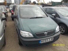 Vauxhall Zafira Club 16V - KC03 ZJN Date of registration: 30.06.2003 1796cc, petrol, manual, green