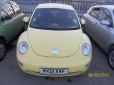 Volkswagen Beetle - WK51 XVF Date of registration: 28.09.2001 1984cc, petrol, manual, yellow