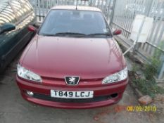 Peugeot 306 Meridian - T849 LCJ Date of registration: 30.06.1999 1587cc, petrol, manual, red