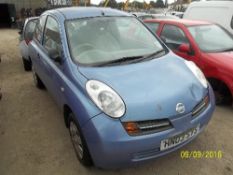 Nissan Micra S - HN03 SYS Date of registration: 06.05.2003 1240cc, petrol, automatic, blue