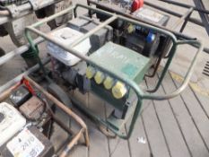 Hyundai DHY9KSE pkva silent generator. New Feb 16 been used on standby since. Runs Makes power