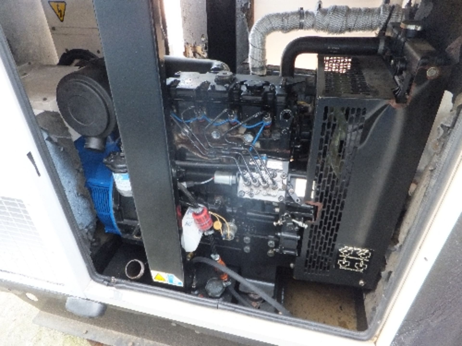 Wilson Perkins 20kva generator - Runs, no power (AVR missing) 5000 hrs - Image 4 of 4