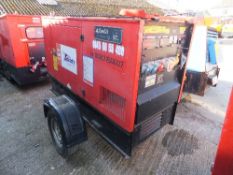 Genset MG50IPSM road tow generator This lot is sold on instruction of Speedy