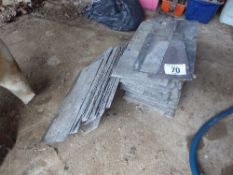 Small qty of roofing slates