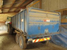 AS Marston 10T grain trailer F10TX (1983), approx. 50% tyres, serial no. 7806
