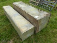 2 water troughs