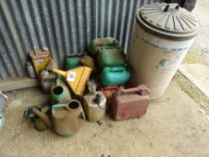 Large qty of petrol cans